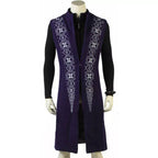 Avengers Infinity War Chadwick Boseman Blue Wool Coat