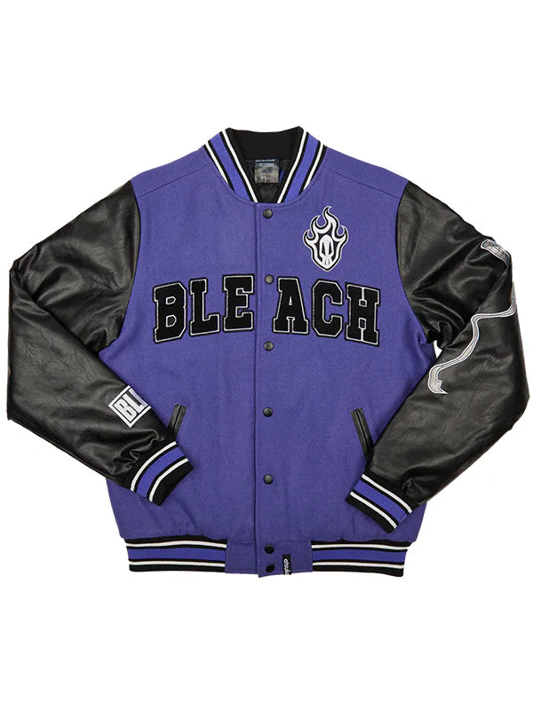 BLEACH-Ichigo-Kurosaki-Purple-Varsity-Jacket