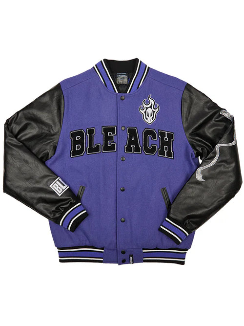 BLEACH-Ichigo-Kurosaki-Purple-Varsity-Jacket