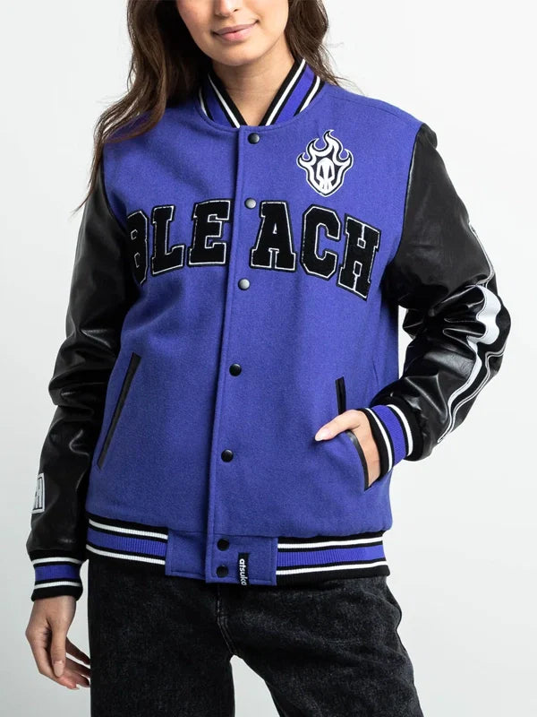 BLEACH-Ichigo-Kurosaki-Varsity-Purple-Jacket