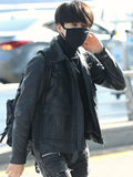 BTS-Incheon-Airport-Jungkook-Black-Leather-Jacket