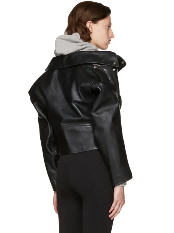 Balenciaga Swing Leather Jacket