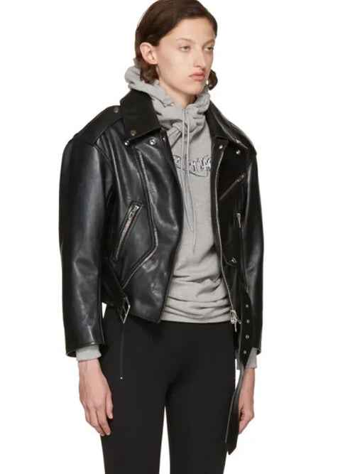 Balenciaga Swing Leather Jacket