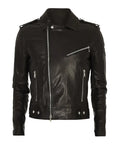 Balmain Leather Jacket Mens