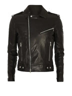 Balmain Leather Jacket Mens