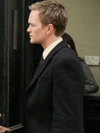 How I Met Your Mother Neil Patrick Harris Black Wool Coat

