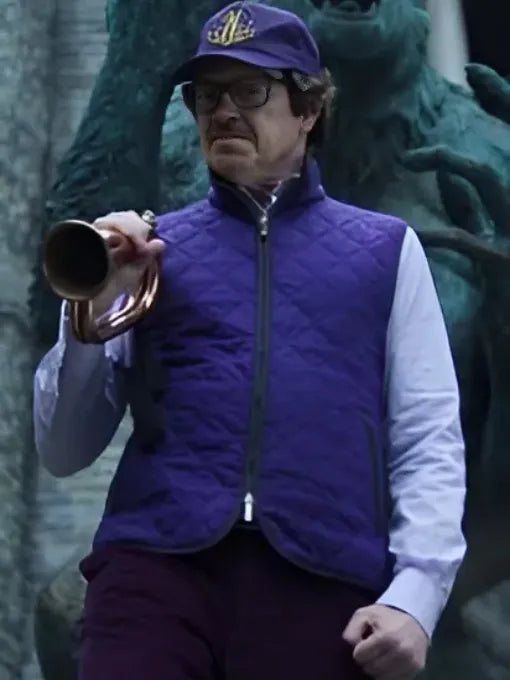 Barry Dort Wednesday S02 Purple Vest