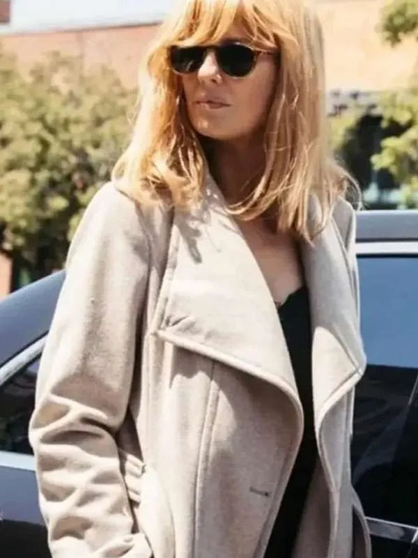 Beth Dutton Kelly Reilly Wool Grey Coat