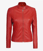 Biker-Quilted-Biker-Jacket-Women-Red