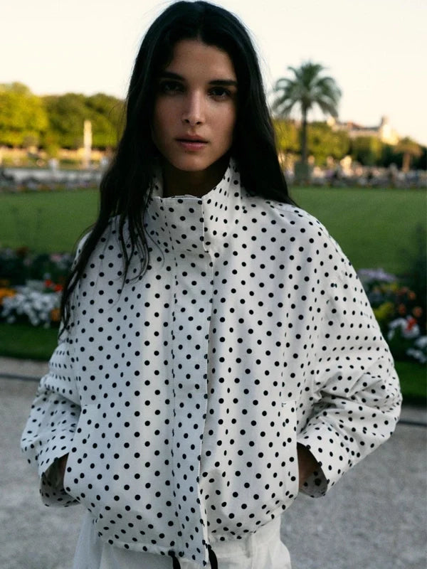 Black-And-White-Polka-Dot-Jacket