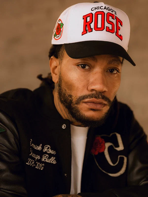 Derrick Rose Retirement 2026 Black Leather Jacket