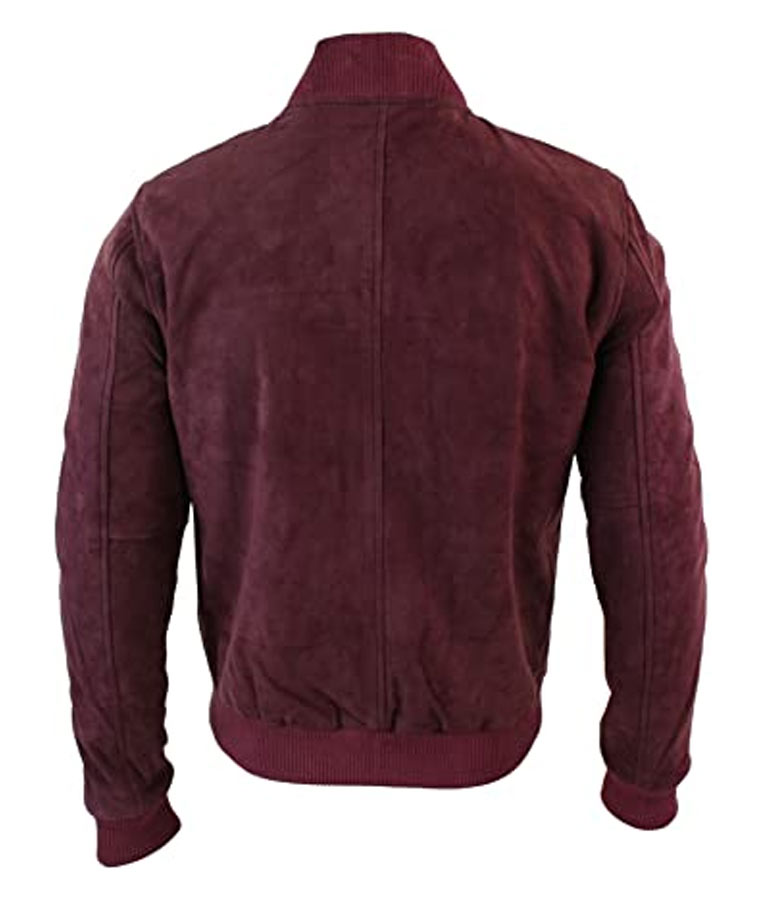 
 Yahya Abdul Mateen Black Mirror  Suede Leather Jacket