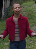 Black Mirror S06  Myha’la Herrold Red Cotton Jacket

