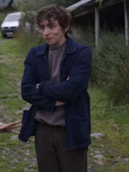 
  Black Mirror S06 Samuel Blenkin Blue Wool Jacket