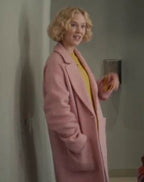 Black Mirror S07 Rosy McEwen  Pink Wool Coat

