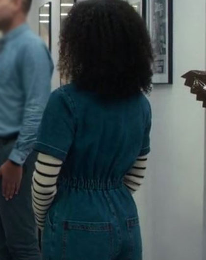 
Siena Kelly Black Mirror S07   Denim Jumpsuit