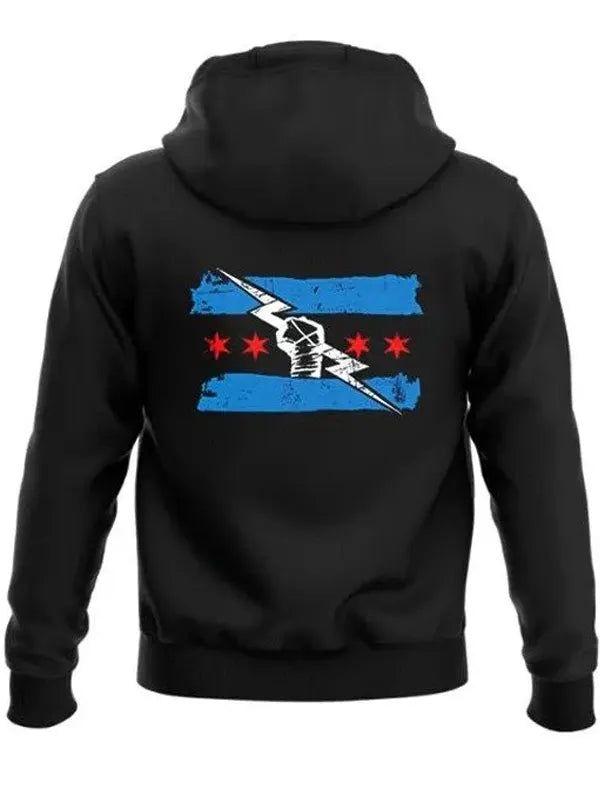 Black Cm Punk Hoodie