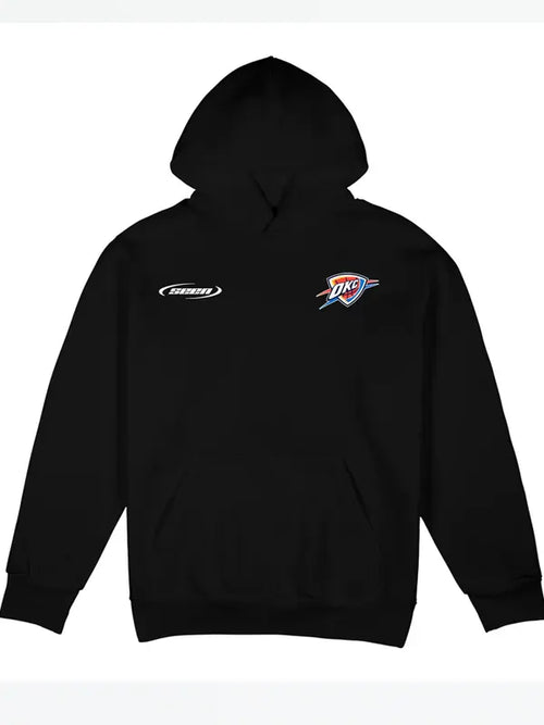 Black Okc Thunder Hoodie
