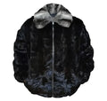 Black Real Mink Shearling Jacket