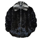 Black Real Mink Shearling Jacket