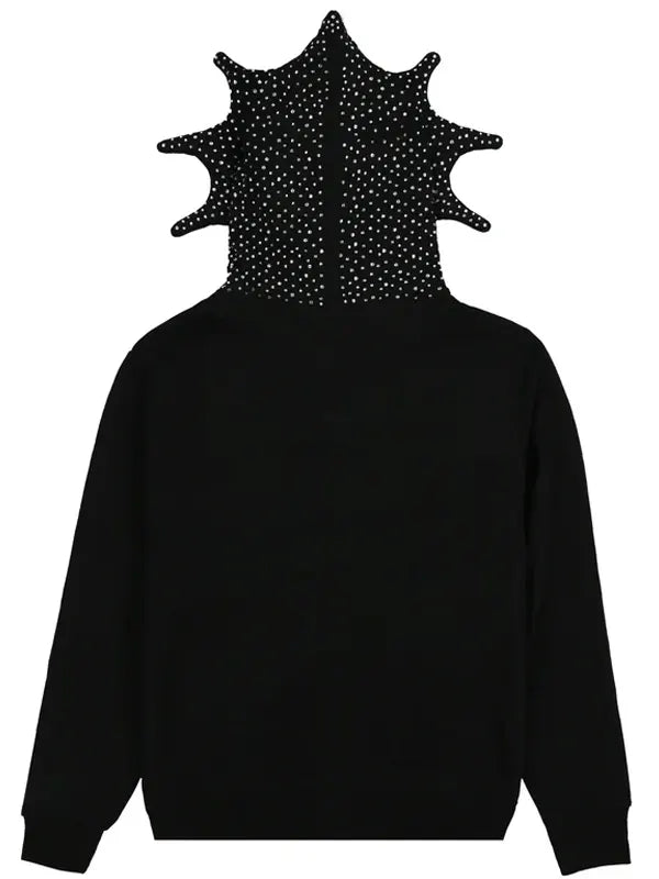 Black Rhinestone Glo Gang Hoodie