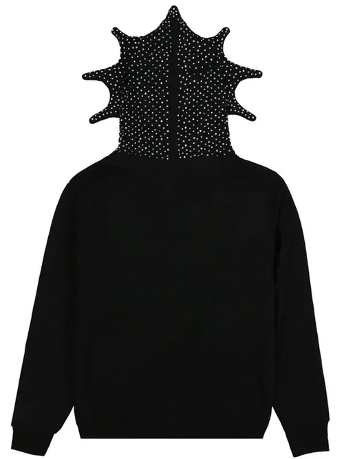 Black Rhinestone Glo Gang Hoodie