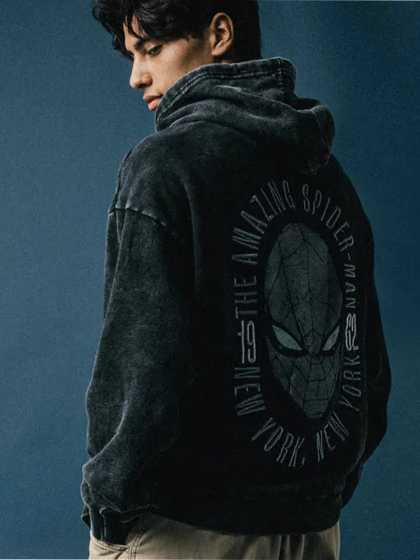 Black Spiderman Hoodie