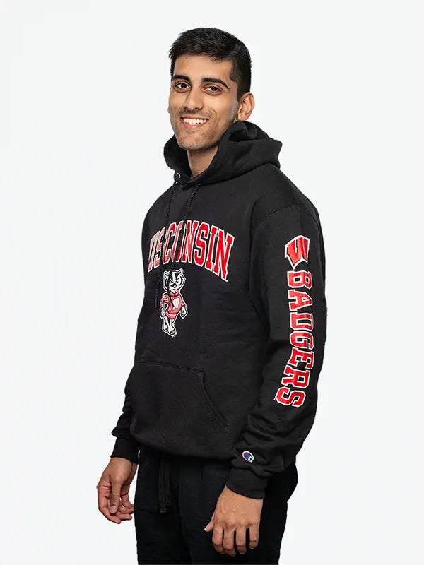 Black Wisconsin Badgers Hoodie