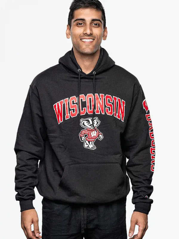 Black Wisconsin Badgers Hoodie