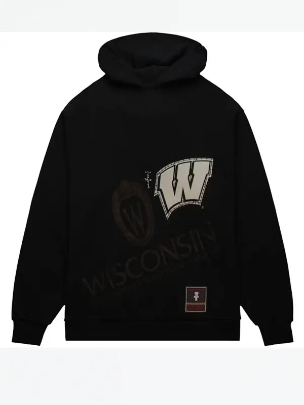 Black Wisconsin Badgers Hoodie