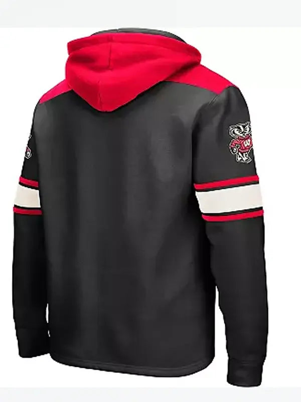 Black Wisconsin Badgers Hoodie