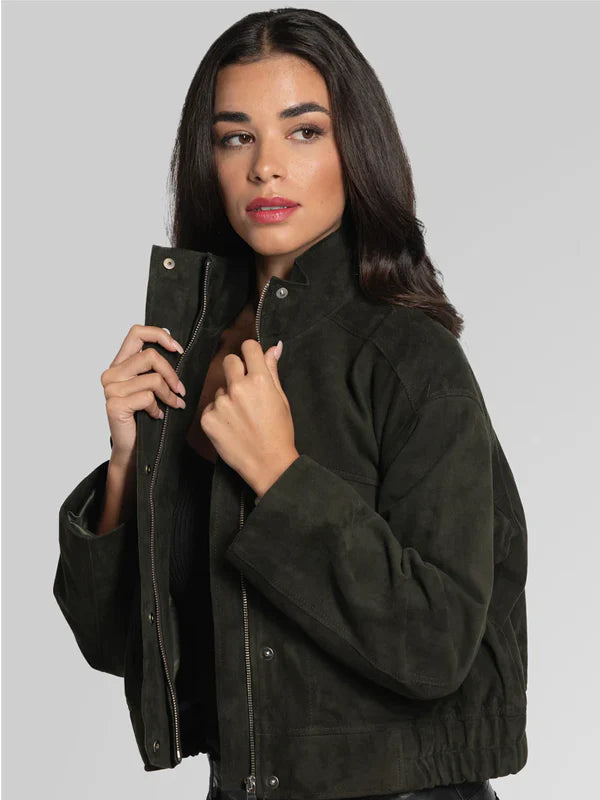 Bod-And-Christensen-Women-Suede-Jacket