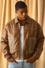 Boohooman Boxy Pu Jacket