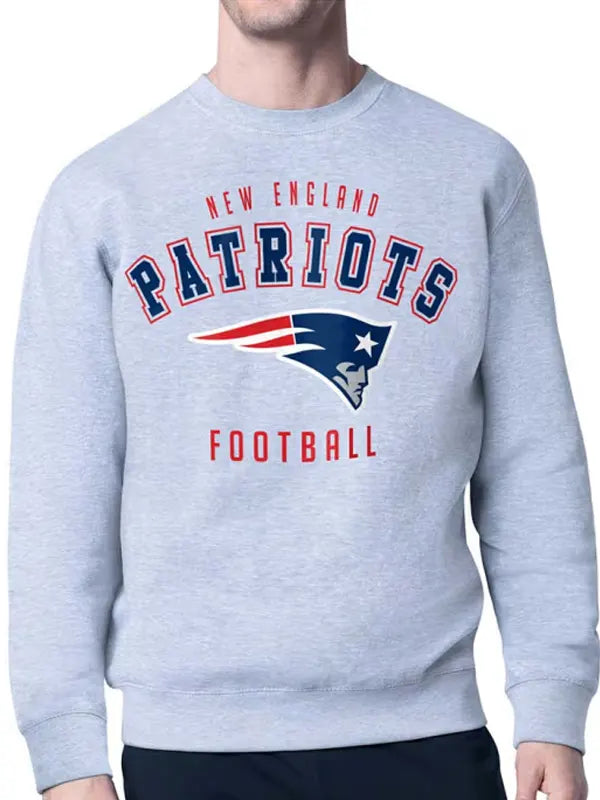 Boston Patriots Sweatshirt Grey