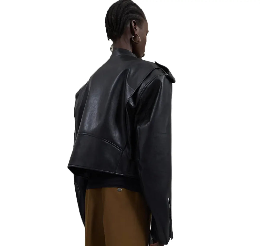 Boxy Leather Jacket
