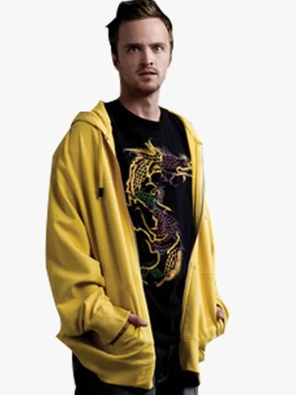
Jesse Pinkman Breaking Bad Yellow Hoodie
