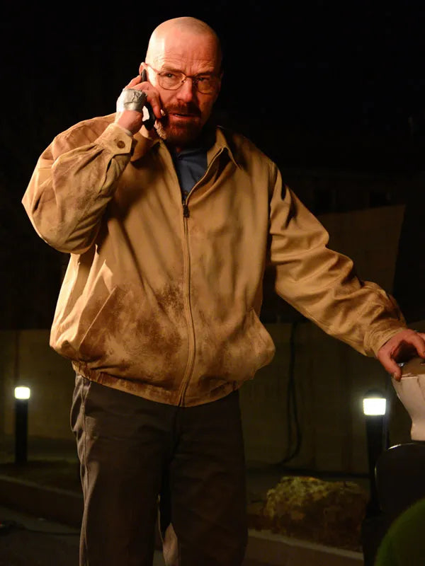 Breaking Bad S05 Walter White Brown Cotton Jacket
