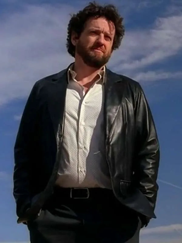 Breaking Bad Louis Ferreira Black Leather Blazer
