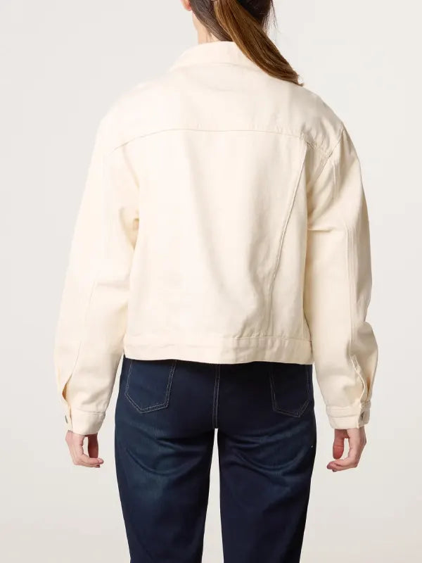 Brody Rath Women's Cream Denim Jacket