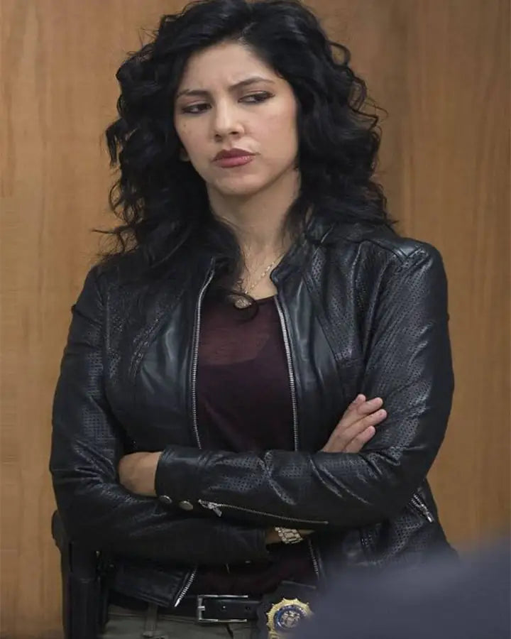  Brooklyn Nine-Nine Rosa Diaz Black Leather Jacket

