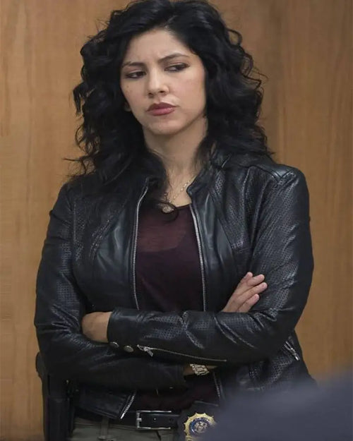  Brooklyn Nine-Nine Rosa Diaz Black Leather Jacket

