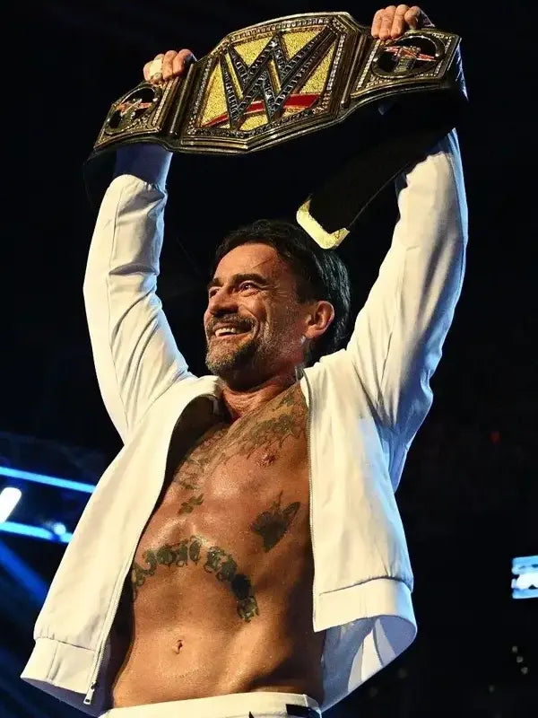Cm Punk Best In The World White Jacket