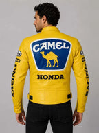 Camel Racing Jacket FOr Men