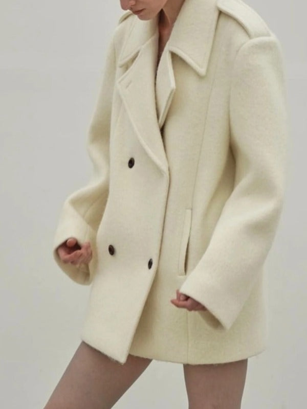 
 Camille Razat Emily In Paris S04 New  Wool Coat
