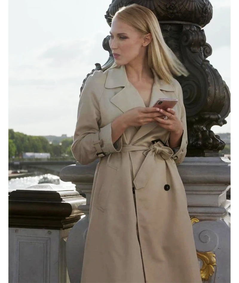 
Camille Razat Emily in Paris  Cotton Coat