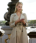 
Camille Razat Emily in Paris White Cotton Coat