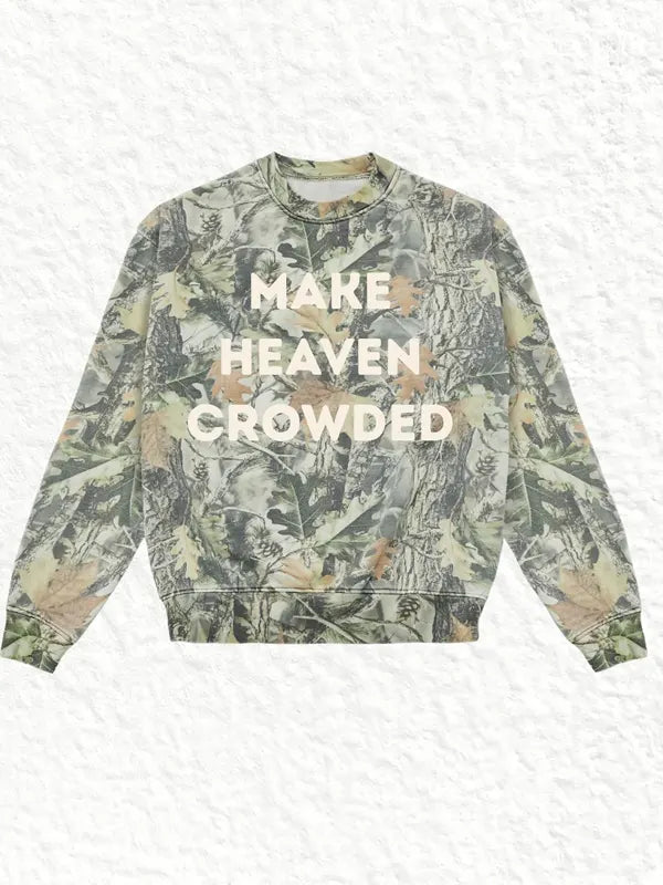 Camo Make Heaven Crowded Sweatshirt Men
