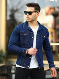 Candido Erdman Mens Blue Classic Denim Jacket