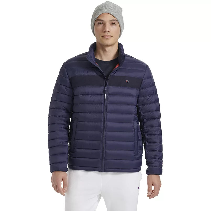 Champion compact puffer jacket men