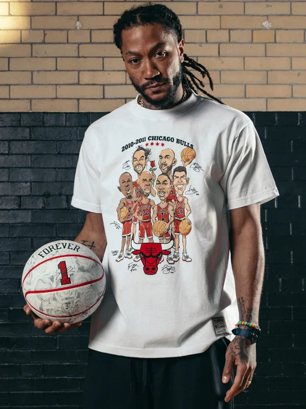 Chicago-Bulls-2010-11-Team-Caricature-T-Shirt